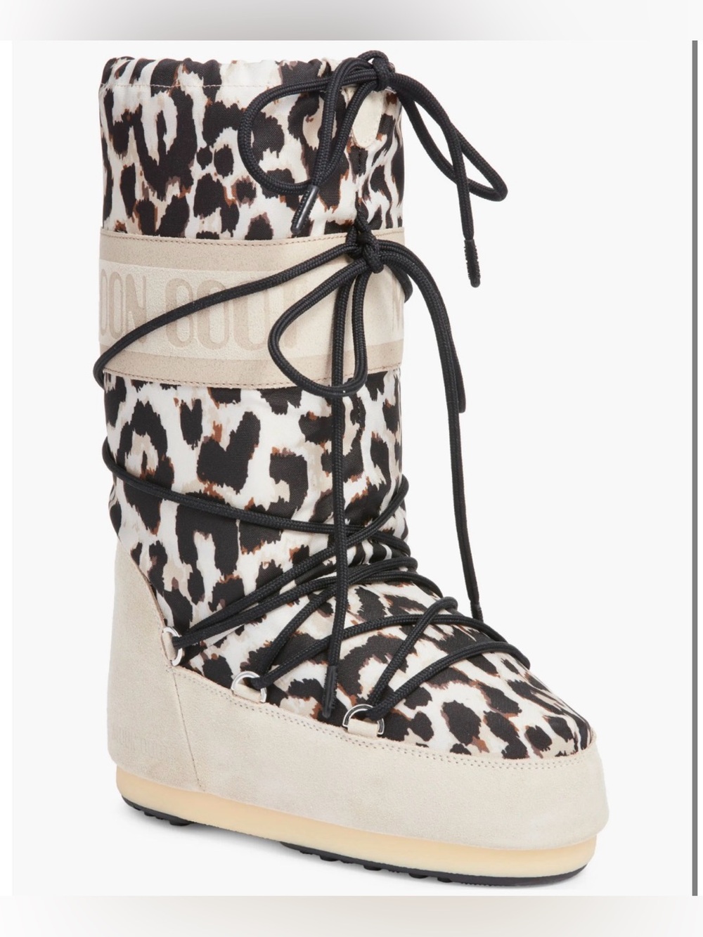 Moon Boot Icon Leopard Print Boot